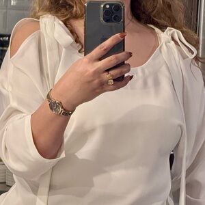 Elegant White Women's Top